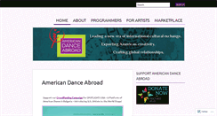 Desktop Screenshot of americandanceabroad.org